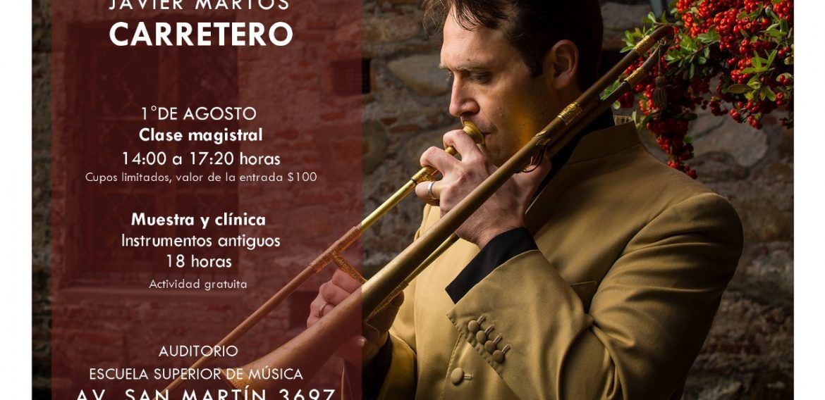 CLASE MAGISTRAL DEL MÚSICO ESPAÑOL  JAVIER MARTOS CARRETERO EN COLONIA CAROYA