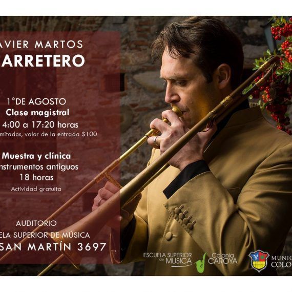 CLASE MAGISTRAL DEL MÚSICO ESPAÑOL  JAVIER MARTOS CARRETERO EN COLONIA CAROYA
