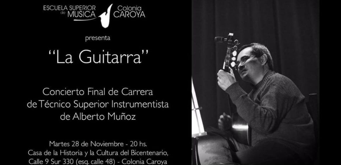 La Escuela Superior de Musica Presenta Concierto Final – Guitarra