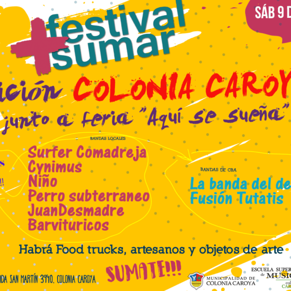 Festival +SUMAR – Edición Colonia Caroya