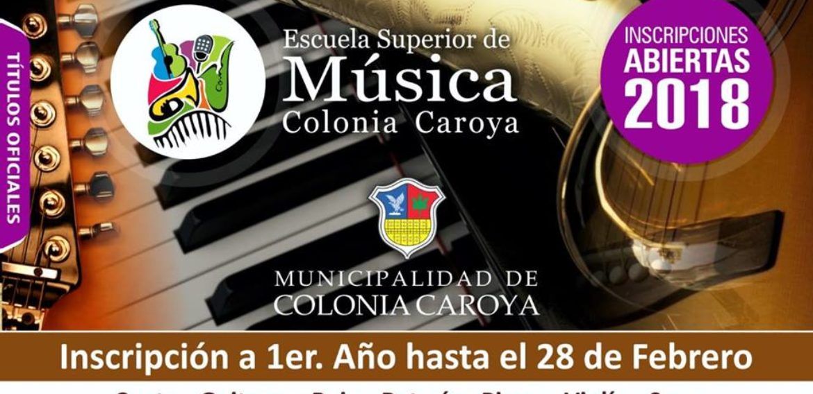 INSCRIPCIONES 2018 (hasta el 28 de febrero) – Cupos limitados