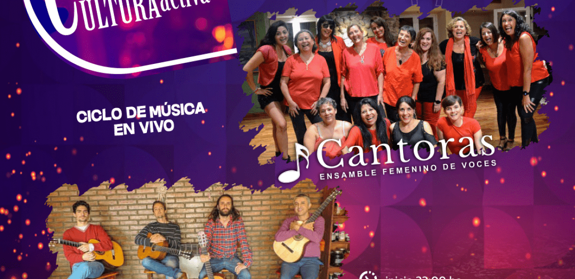 En el ciclo Casa Abierta Cultura Activa, concierto con Aguacero y Cantoras